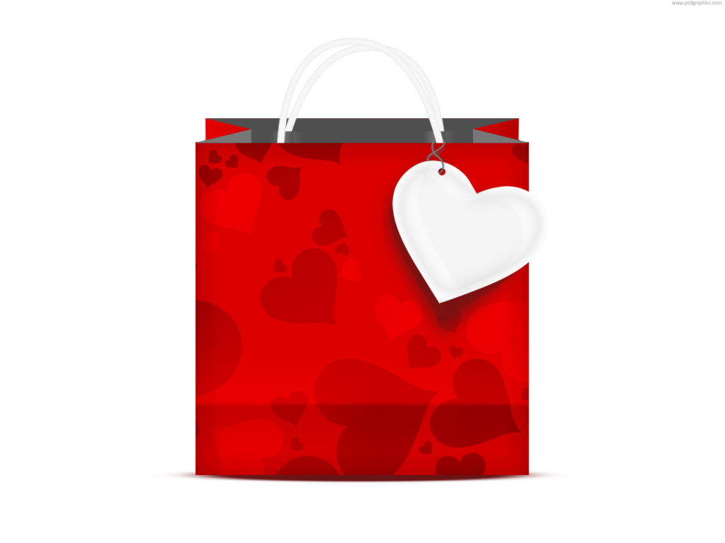 Shopping bag for lover(psd)
