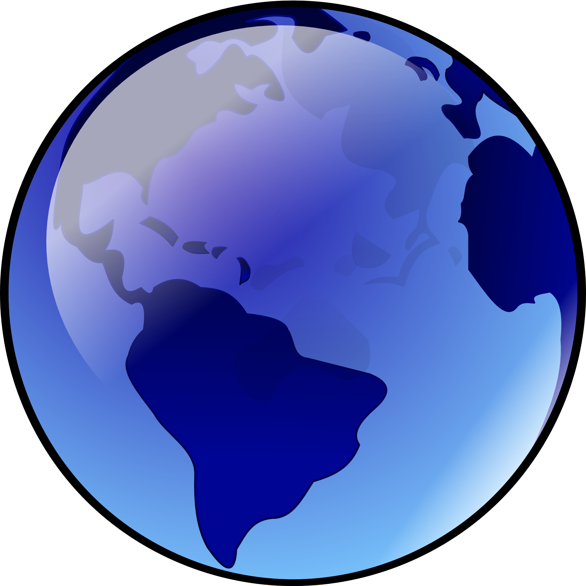 Bluish Earth vector