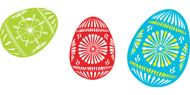 Colour Easter Egg vector