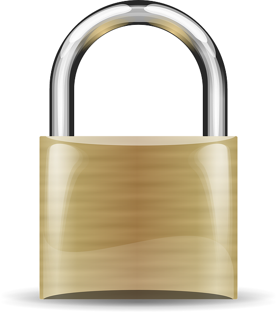 Free padlock vector