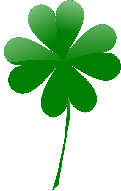 Green shamrock vector