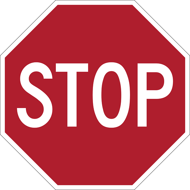 Stop sign free vector