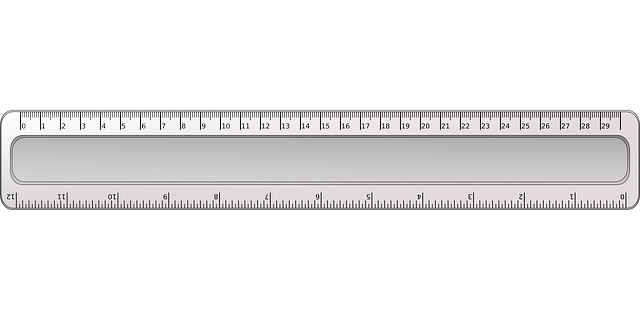 Measurements tool -math ruler vector