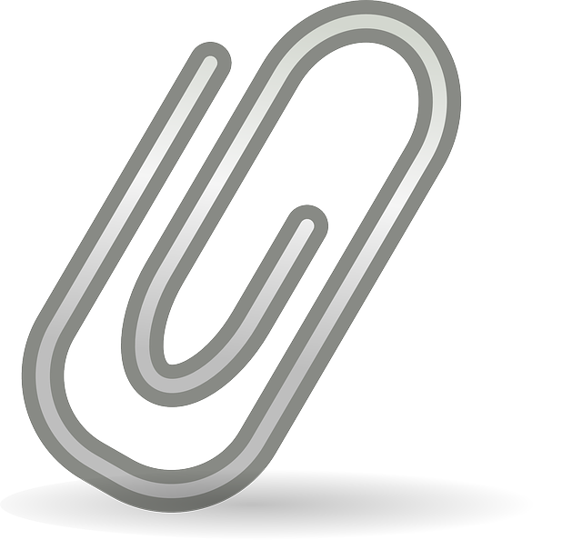 Paper-clip Free Vector