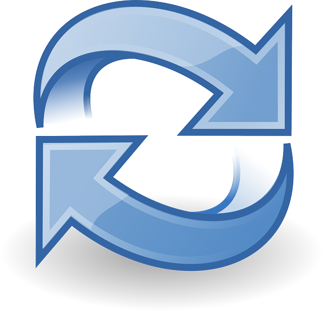 Reload recyle refresh arrow vector