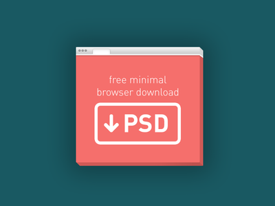 Free Browser Mockup Kit PSD