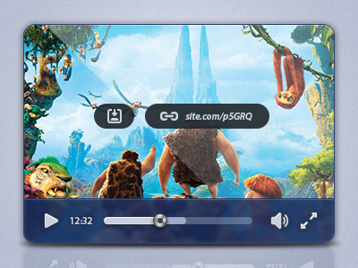 Freebie-UI Design of Media Player(PSD)