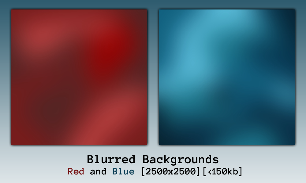 Red and Blue Blurred Background