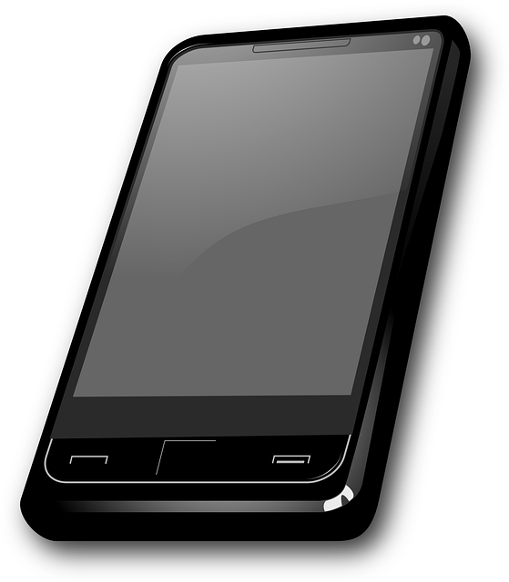 Cell-phone screen icon vector