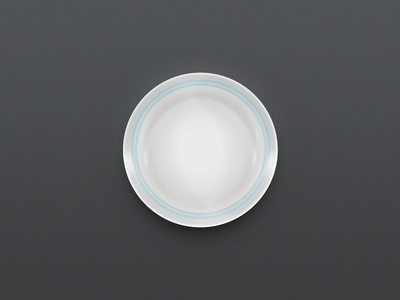 Free Dinner Plate PSD