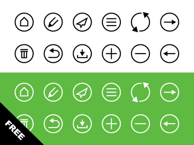 Free Mail/Contact Icons Vector