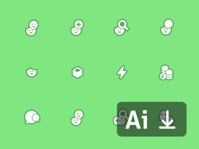 Free Smilee Icons Vector AI