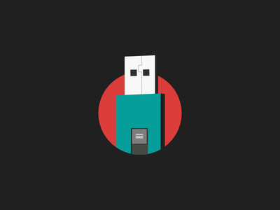 Free USB Drive icon PSD