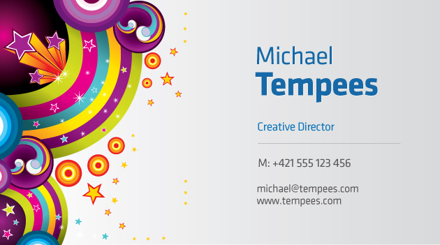 Simple Business Card AI Template