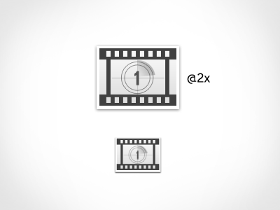 Free Film Icon PSD