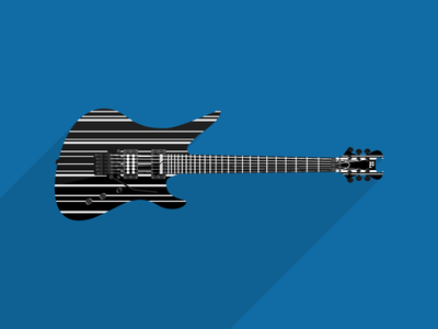 Metal Guitar Vector