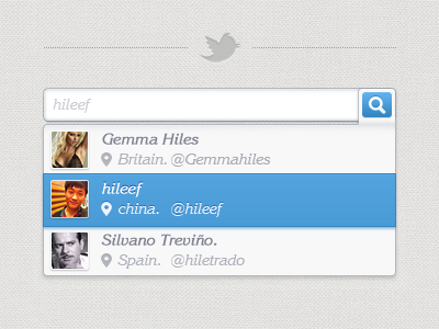 Free Search box UI PSD