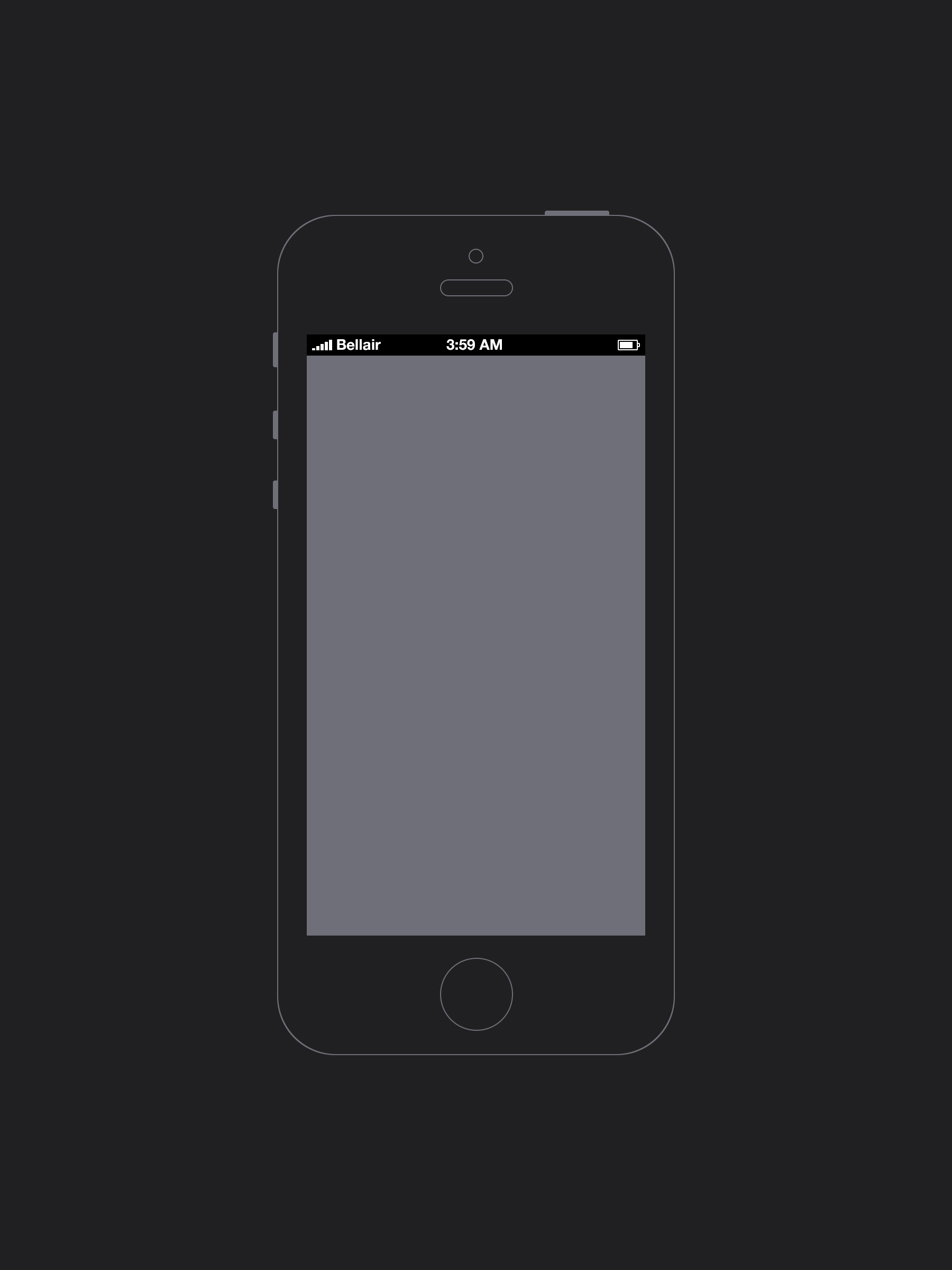 iOS iPhone Wireframe Template Mockup PSD