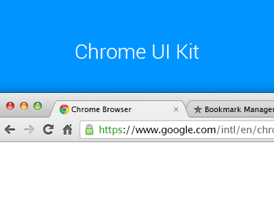Browser Template Chrome UI Kit