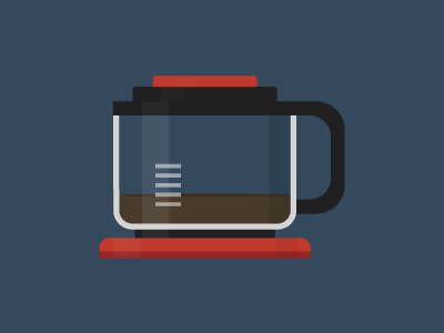 Free Coffee Pot PSD illustration