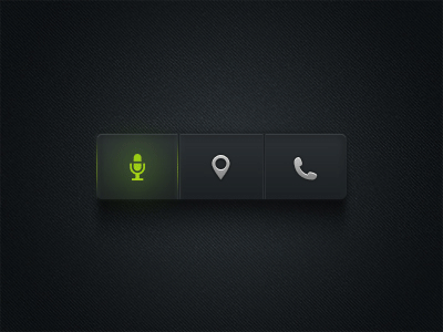 Free Dark Toolbar PSD