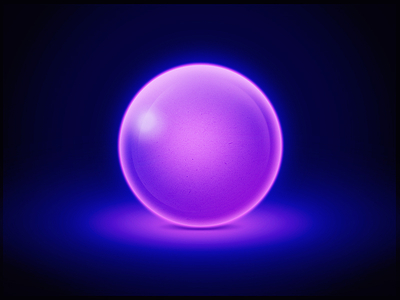 Free Glow Ball PSD