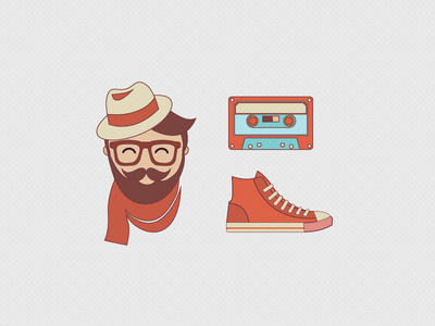 Free Hipster Vector Pack