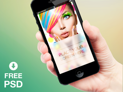 Free iPhone Mockup PSD Download