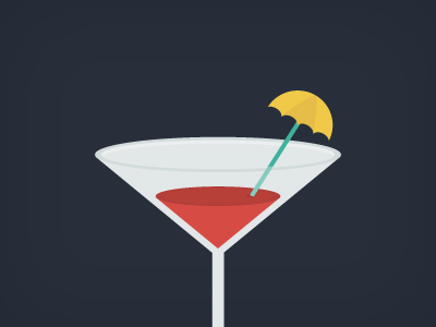 Martini icon Vector PSD Illustration