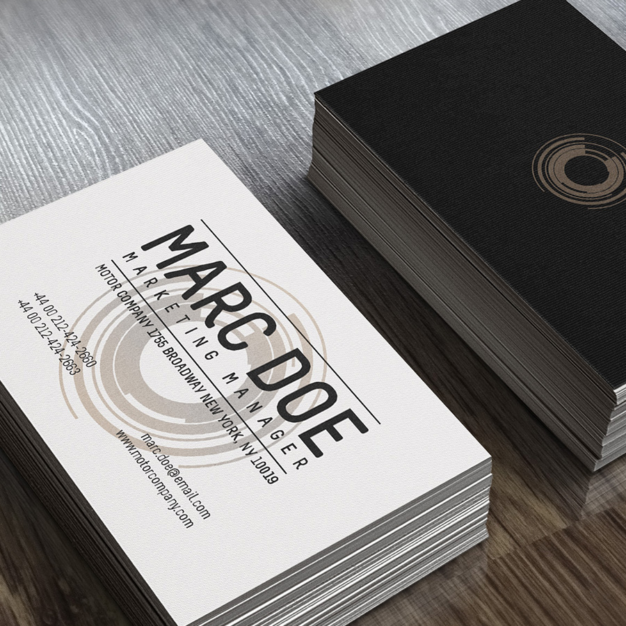 Free Business Card Template PSD For Print -5