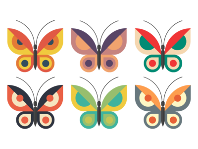 Free Butterflies Vector Download