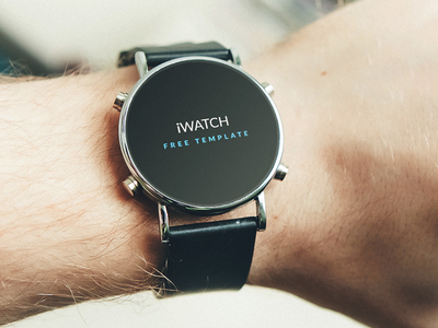 Free iWatch PSD Template Download