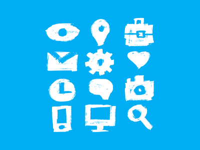 Handmade Dirty icons PSD