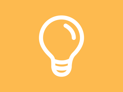 Light Bulb Idea Lamp PSD File Download