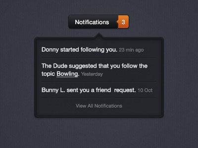 Notification Indicator PSD