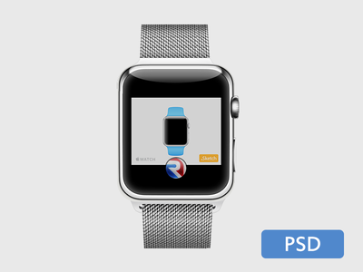 Apple Watch .PSD Mockup Template
