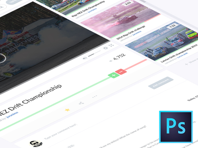 PSD Youtube Video Page Redesign Concept