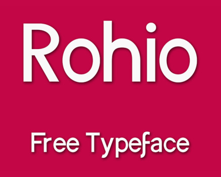 ROHIO Free Typeface