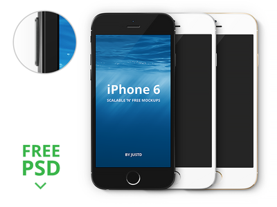 iPhone 6 - Scalable Vector Mockups