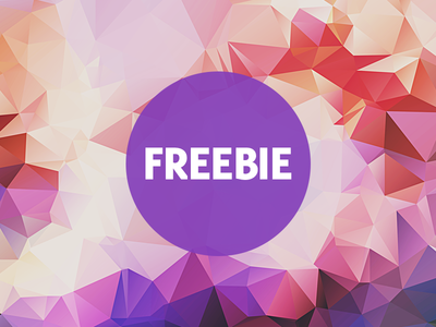 Free Polygonal Low Poly Background Texture Vol.11
