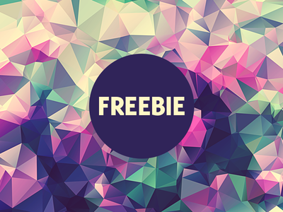 Free Polygonal Low Poly Background Texture Vol.19