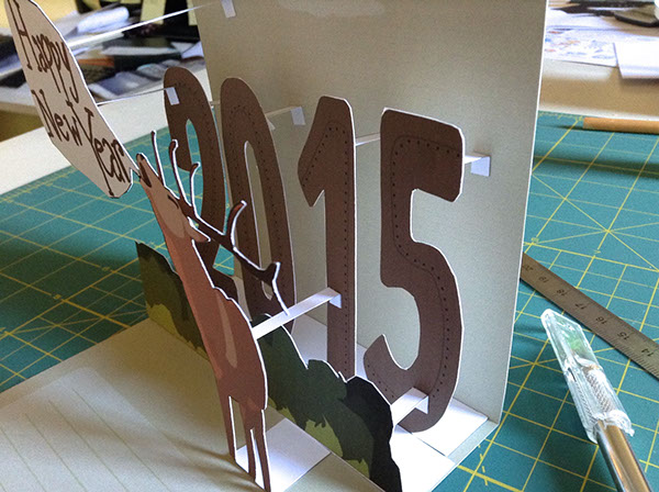 free  paper pop-up card