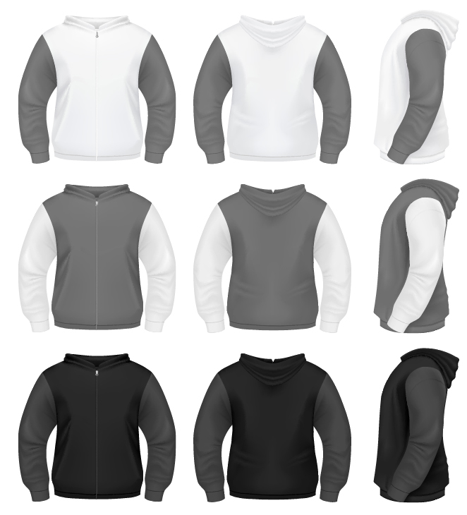Download hoodies template vector - Free PSD,Vector,Icons