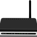 Black Wireless Router free vector
