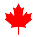 Canada flag-the red maple leaves vector