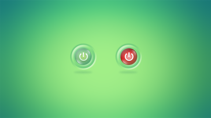 Creative ON / Off Button Free PSD