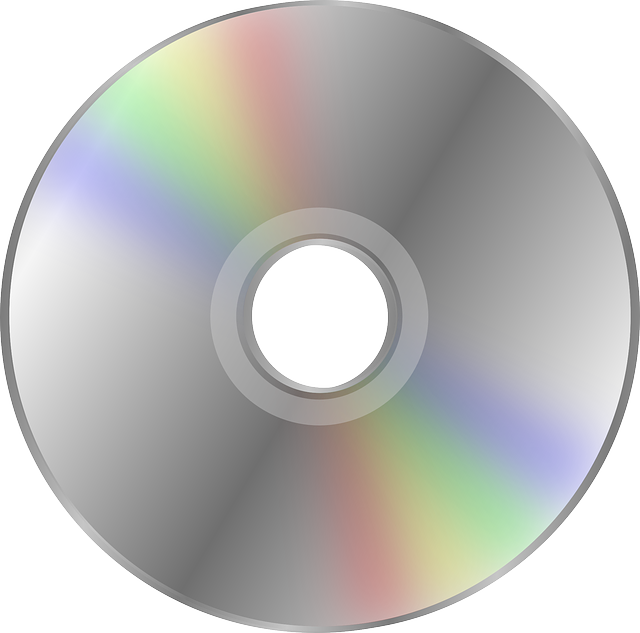 DVD music disk compact disc vector