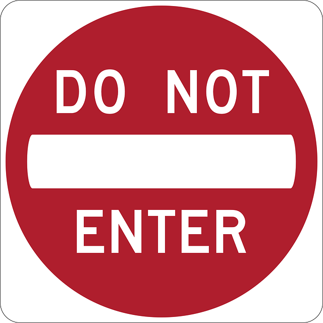 Do Not Enter signs free vector
