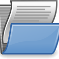 Document & Open Folder Free Vector