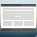 Free Flat Browser Frame PSD